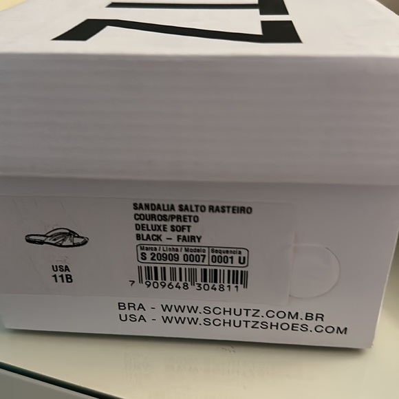 SCHUTZ Fairy Leather Slide Sandals - Picture 4 of 10